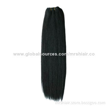 20" Brazilian Virgin Hair Weaves, Extensions, Silky Straight, Natural Color
